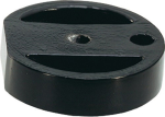 Unterlage f. Art. 3000 258 205 Ø 60 mm Höhe 15 mm Leichtmetall schwarz, KWS 2559