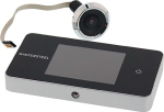 Digitaler Türspion 100 Grad, 38 mm/110 mm Kunststoff silber, Intersteel Basic