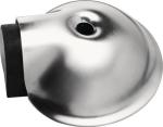 Türpuffer Ø 65 mm Höhe 27 mm, Dübelmontage Edelstahl matt, Intersteel
