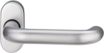 Profile door handle hole part oval 8 mm, straight Stainless steel EST, EDI 1103/2033