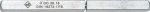 Panic pen Square 9x144 mm, split solid pin EDI type Q
