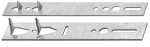 Hessenkralle L=140 mm Breite 25x2 mm, schwer Stahl verzinkt, Simonswerk 271/272