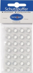 Beschermende buffer 11,1 mm, zelfklevend Kunststof transparante lens, helder