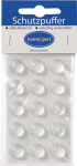 Beschermende buffer 16 mm, zelfklevend Kunststof transparante lens, helder