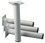 Möbelfuß 30 mm Höhe 800 mm, Anschraubplatte weiß, Element System 11100