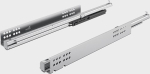 Full extension 30 kg, nominal length 380 mm Galvanised steel, Hettich Quadro V 6