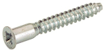One-piece connector Ø 6.3x50 mm Galvanised steel, Hettich Direkta 2