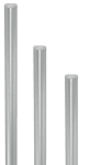 Profielstaven 1500 mm Vernikkeld staal, BMB