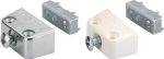 Body connector Lower part with serrations White plastic, Hettich TRAPEZ