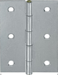 Hinge, narrow HxW 100x72 mm, blue galvanised rolled Thickness 1.6 mm steel, foreman