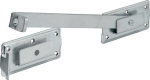 Dubbele deurworp LxB 340x 30 mm, kan links/rechts worden gebruikt Bout met dubbel lager, voorman