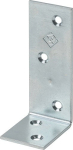 Balkenwinkel L 80x40 mm Breite 30 mm, stark Stahl blau verzinkt Stärke 2 mm, Vormann