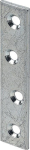 Aansluitplaat LxBxS 170x30x3 mm Blauw gegalvaniseerd staal, Vormann