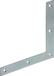 Hoeksteun L=100x100 mm, breedte 15 mm, dikte 1,5 mm Ruw blauw gegalvaniseerd staal, Vormann