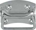 Kistengriff HxB 85x120 mm, Anzahl Löcher 4 Stahl blau verzinkt, Vormann
