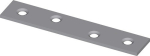 Aansluitplaat LxBxS 50x15x1,8 mm Gegalvaniseerd geel staal, Hohage