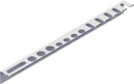 Werkzeughalter-Leiste Länge 360 mm, 1 Haken weiß, Element System 11411