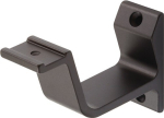 Handrail support straight edition Black anodised aluminium, Hermeta 3550