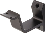 Handrail support curved support Black anodised aluminium, Hermeta 3552
