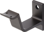 Handrail support curved support Black anodised aluminium, Hermeta 3553