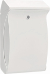 Brievenbus HxBxD 419x271x129 mm, DIN C4 zilver kunststof, Burg-Wächter Swing