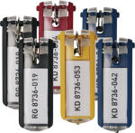Schlüsselanhänger Key Clip farbig sortiert Kunststoff