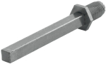 Vierkante pin Vierkant 8x80 mm, M12x1,25 Strijkijzer, Hoppe FDW volle pin/snelle pin
