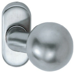 Profiel deurknop Vierkant 8 mm, vast/draaibaar Aluminium 0105, FSB 07 0846