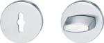 Pair of key rosettes Sign thickness 7 mm R-WC, round Stainless steel 6204, FSB 12 1735