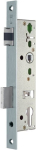 Tubular frame mortise lock left/right PZW 24/45/92/8 mm, stainless steel Bolt exclusion 21 mm 245 mm, SSF