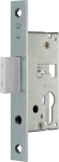 Tubular frame bolt mortise lock PZ 24/25 mm SSF stainless steel käntig