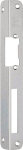 Angled striking plate DIN left Thickness 3 mm, polished brass steel Assa Abloy 324