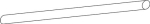 Tie rod L=3000 mm, Ø 8 mm galvanised, Geze OL 90