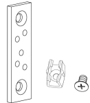 Tie rod guide for tie rod 8 mm Galvanised surface, Geze