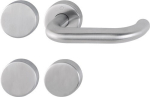 FS-Garnitur für Türstärke 40-65 mm UG/blind rund Edelstahl, Hoppe Paris FS-E138/42H/42HS