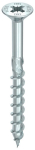 Spanplattenschraube Senkkopf PZD3 6,0x160 mm Teilgewinde verzinkt blau HECO-TOPIX-plus Frästaschen Kleinpaket