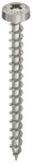 Chipboard screw round head PZD1 3.0x20 mm fully threaded A2 coated HECO-TOPIX-plus small package