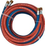 Autogeenslang L=20 m 3,5 mm blauw/rood