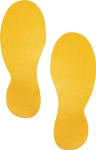 Stellplatzmarkierung Form Fußabdruck selbstklebend signalgelb Durable