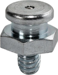 Smeernippel met platte kop M8 x 1 mm SW 17 mm DIN 3404 A