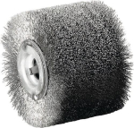 Satinierwalze ØxB 100x70 mm VA-Stahldraht, Lessmann 323.348.19