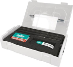 Absaugbohrersatz 3-teilig, Kunststoffbox SDS Plus, Heller Duster Expert