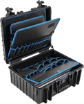 Gereedschapskoffer met compartimenten BxDxH 510x215x420 mm, 33 liter PP, Promat 871665