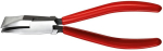 Piccolo vouwtang L=180 mm, gebogen onder 45 graden Aarde