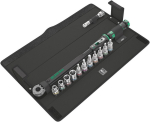 Torque spanner set with extension 40-200 Nm 1/2", 11 sockets 13 pcs. Wera Click-Torque C 3 Set 1