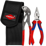 Zangensatz, 2-teilig inkl. Spitzkombi- und Wasserpumpenzange Gürteltasche, Knipex 00 20 72 V06 Minis