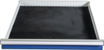 Rubber drawer inlay for enclosure width 600 mm Suitable for cabinets/workbenches, black