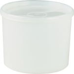 Dose mit Stülpdeckel 700 ml, HxD 88x114 mm rund natur, Hünersdorff 911300