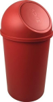 Afvalbak 25 l , H615 mm x Ø312 mm rood, Helit