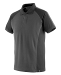 Poloshirt Maat M, donker antraciet/zwart, MG210 Mascotte Uniek Bottrop